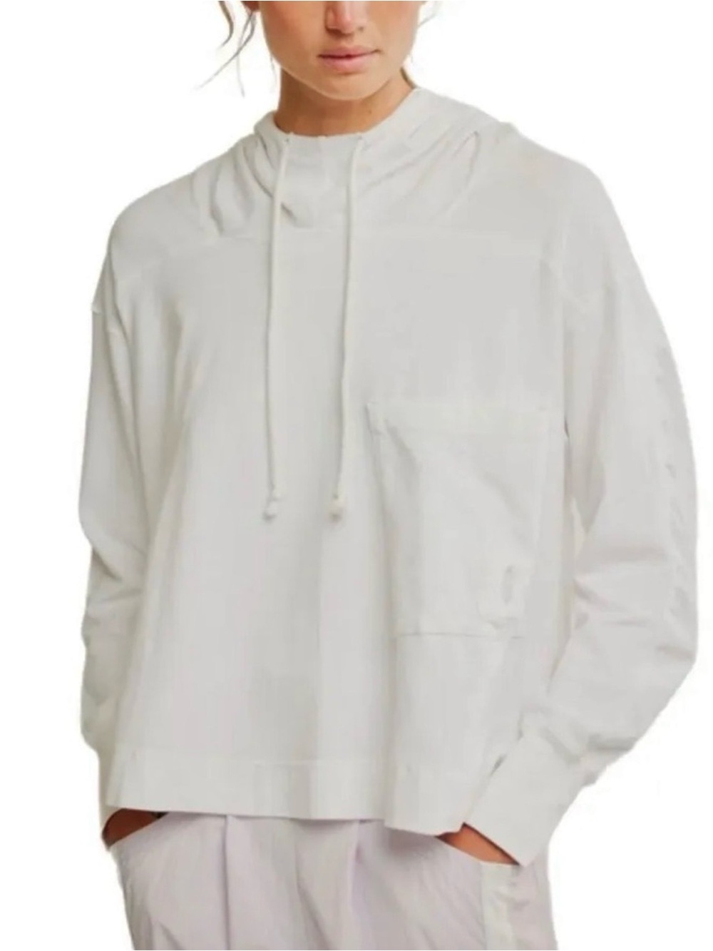 Free People FP Movement Hot Shot Hoodie Women’s XL Oatmeal Beige Loungewear NEW